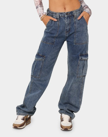 Straight Cargo Jeans