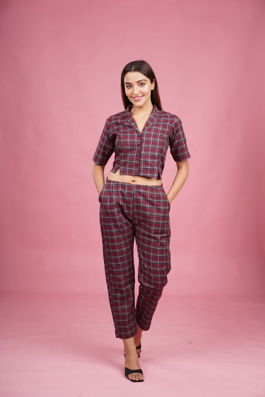 Scottish Plaid Co-ord Set