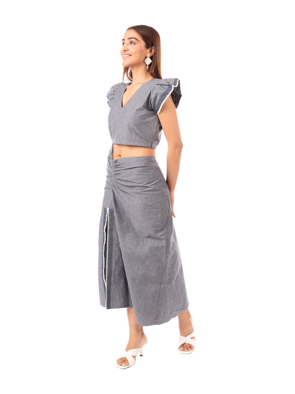 High Slit Oliver Skirt