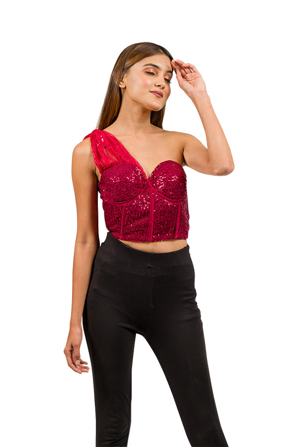 Charlotte Corset Red