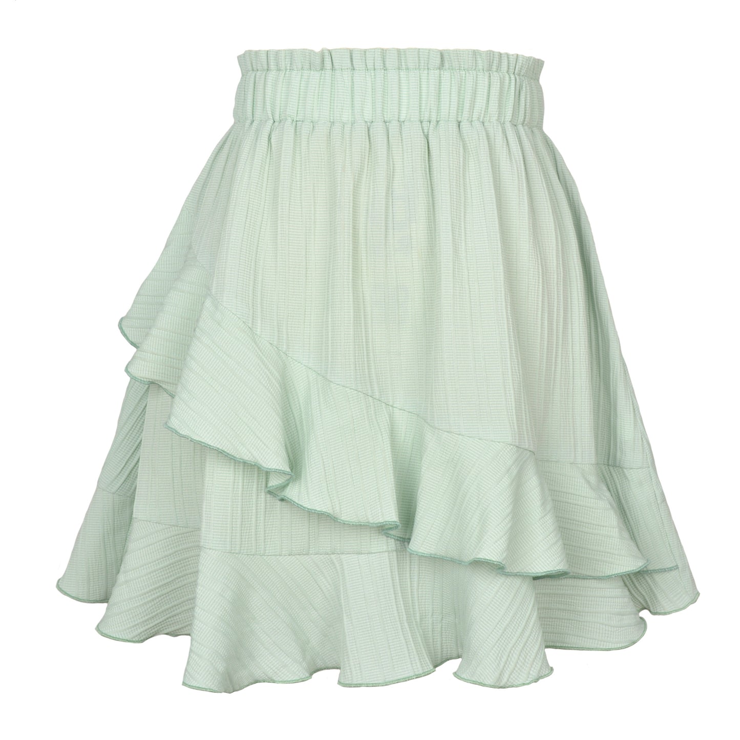 High Waist Ruffled Skirt