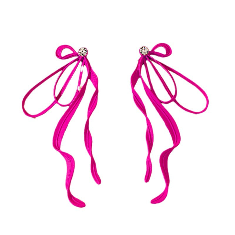 Bow Tassel Earrings