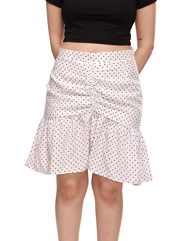 Beatrice High Waist Ruched Skirt