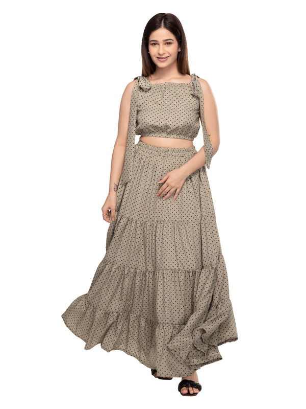 Alice Tiered Long Skirt