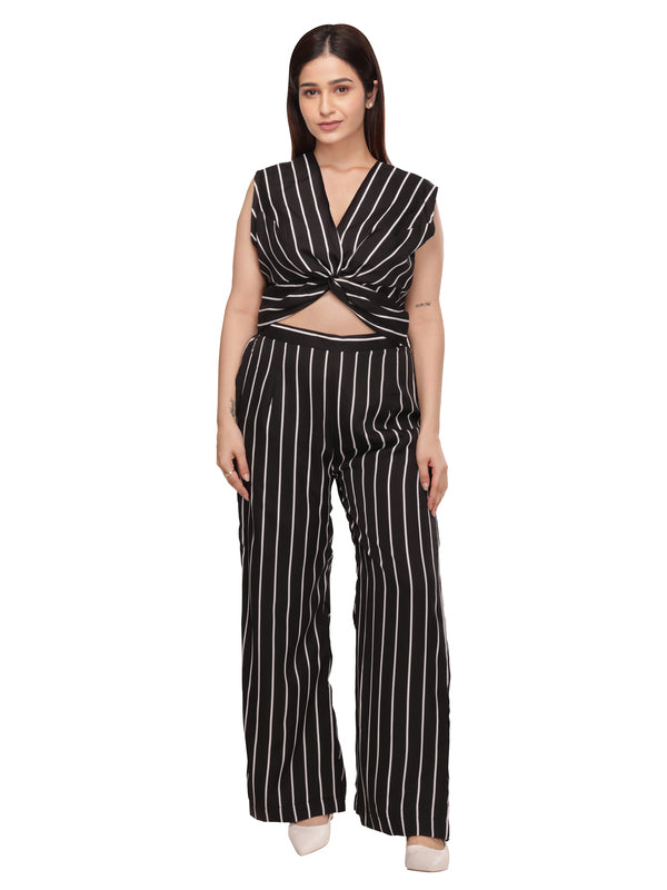 Dorothy Crop Top and Trouser Co-ord Set