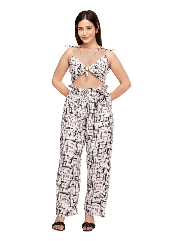 Jane Ruched Belted Trouser Co-ord Set