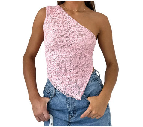 Lace Backless Top