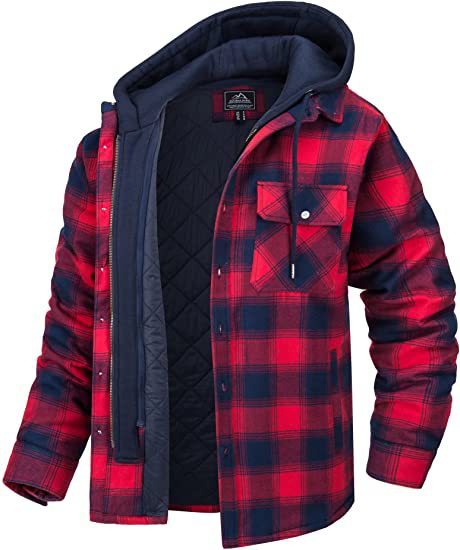 Padded Long Sleeves Loose Plaid Jacket