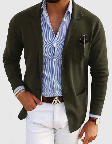 Spring Leisure Double Button Jacket