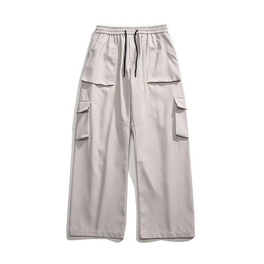 Loose Straight Track Pants