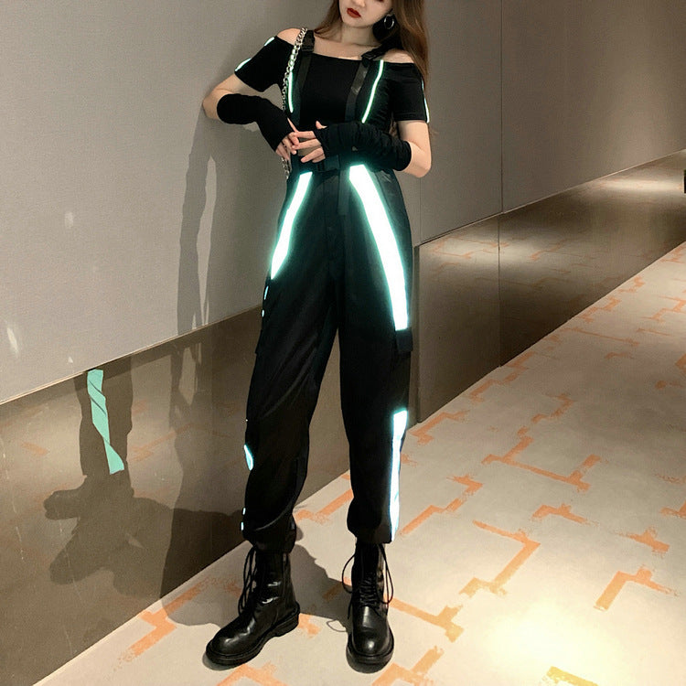 Reflective Overalls Co-ord Set