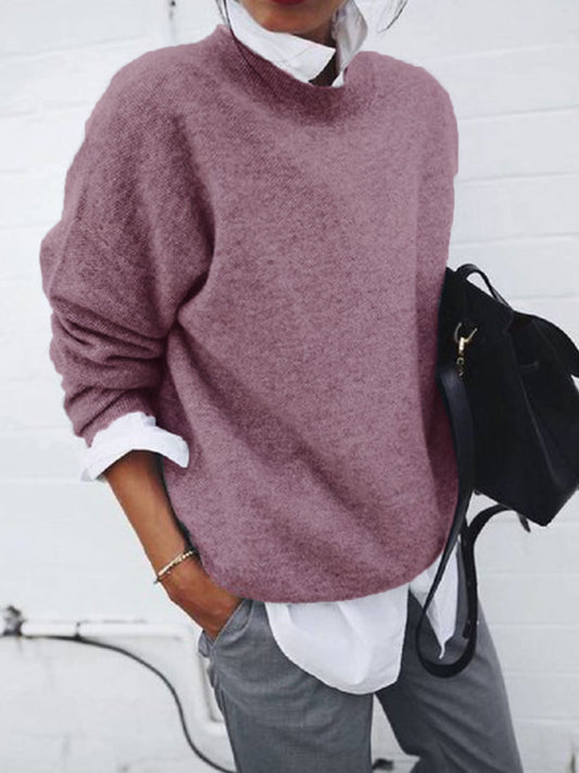 Long Sleeve Pullover Sweater Knitted Top