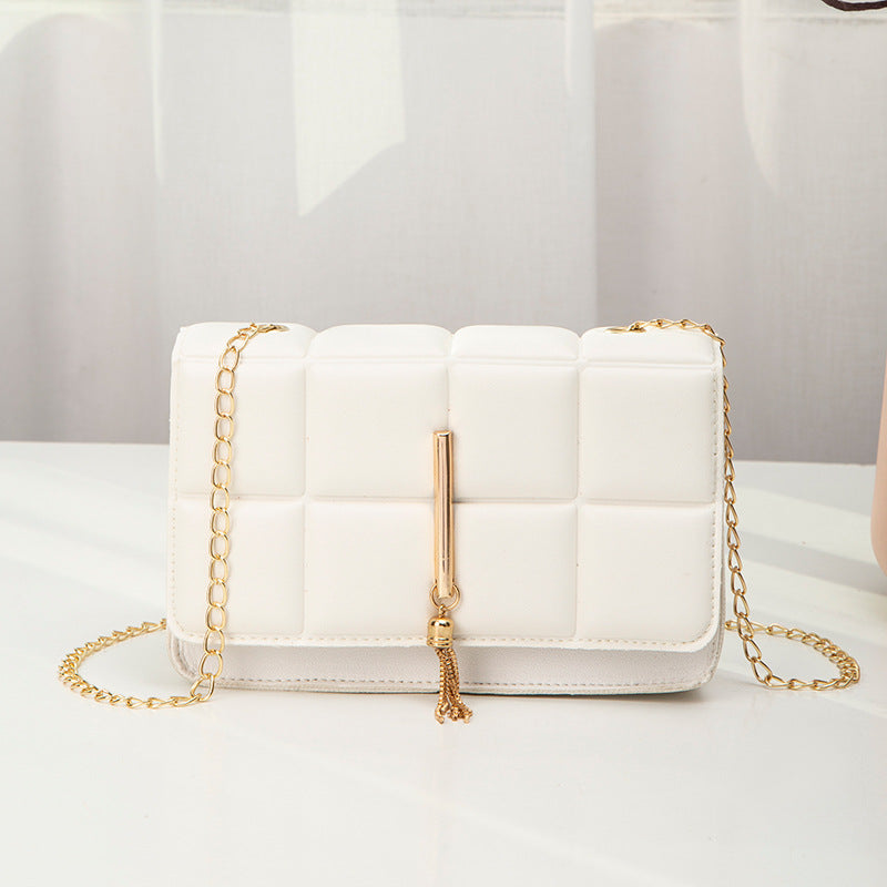 Embossed Small Square Chain Bag