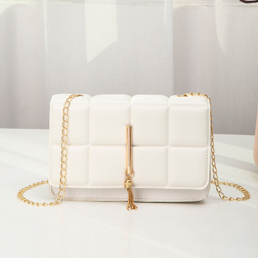 Embossed Small Square Chain Bag