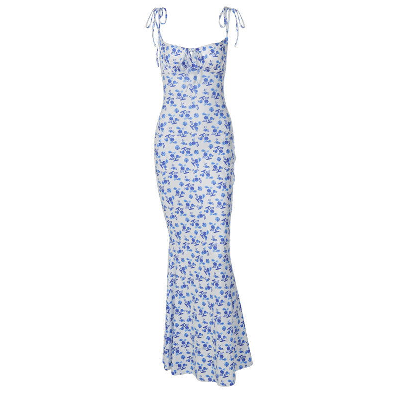 Floral Tie-up Summer Dress