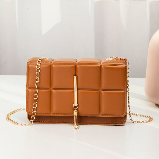 Embossed Small Square Chain Bag