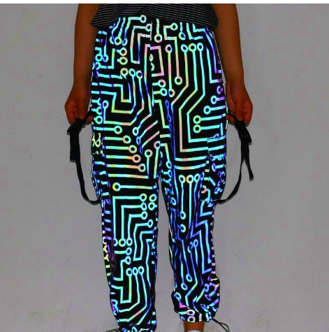 Unisex Colourful Reflective Co-ord Set