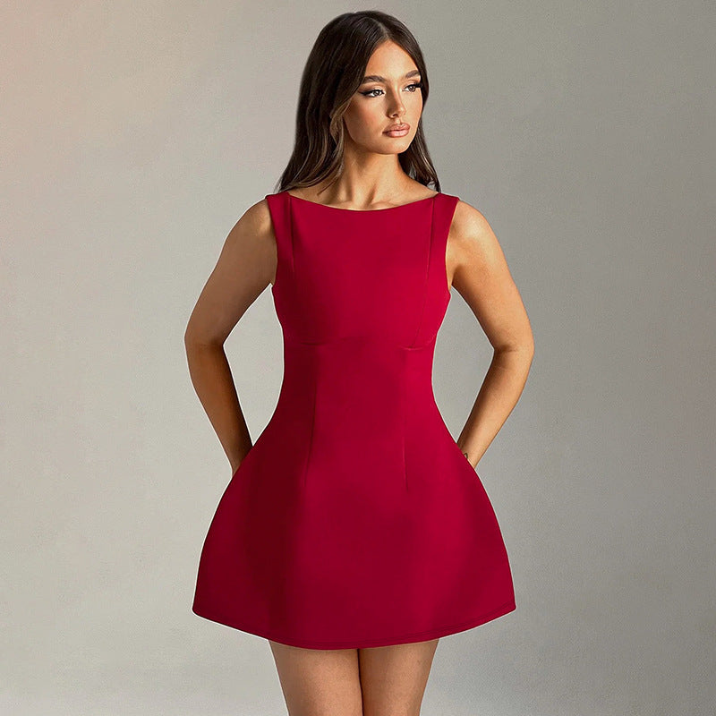 Sexy Slim-fitting Backless Hourglass Dress